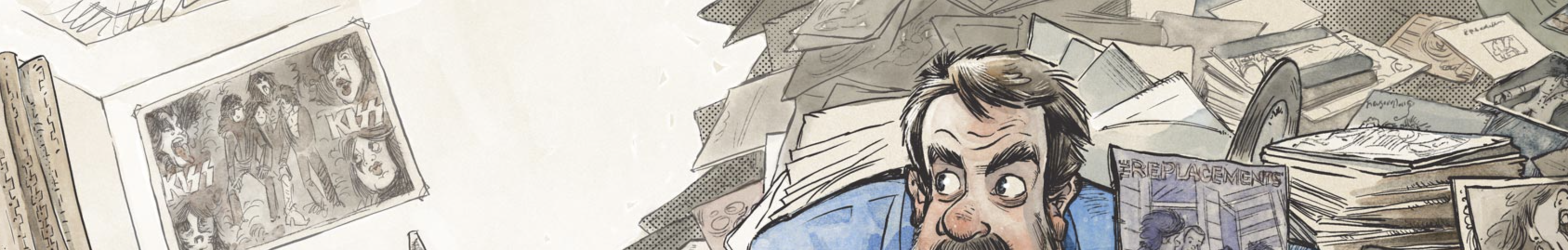 Old Records Never Die cover illustration